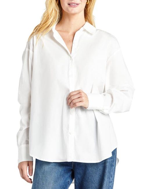 Splendid Avril Side Slit Button-Up Shirt X-Small Regular