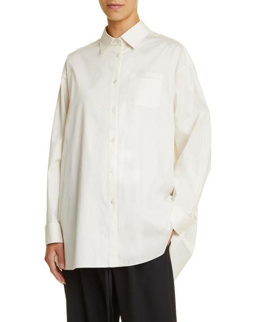 The Row Moon Cotton Button-Up Shirt X-Small