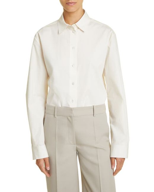 The Row Sisilia Oversize Cotton Button-Up Shirt X-Small