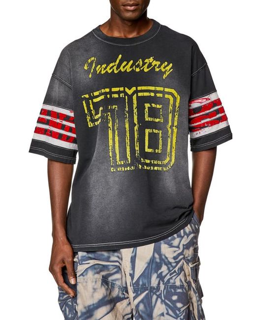 Diesel® DIESEL T-Bost Cotton Graphic T-Shirt Small