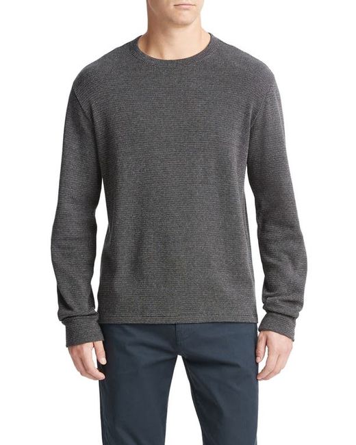 Vince Thermal Knit Long Sleeve T-Shirt Small