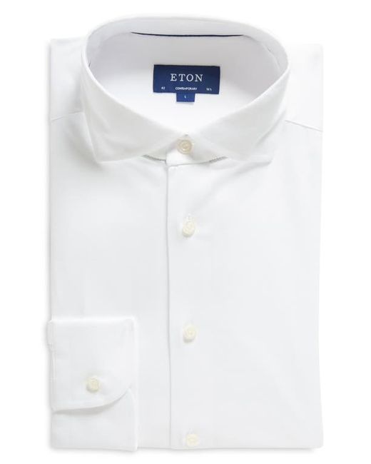 Eton Contemporary Fit Jersey Dress Shirt R