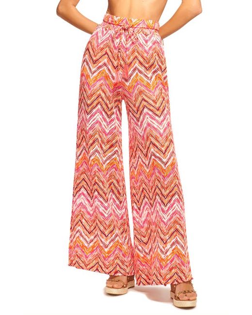 Ramy Brook Taytum Open Stitch Wide Leg Cover-Up Pants X-Small