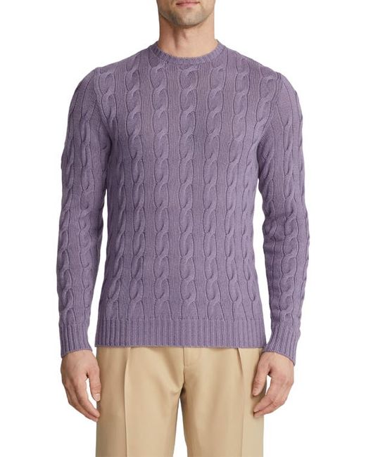 Ralph Lauren Purple Label Cable Knit Cashmere Sweater Small