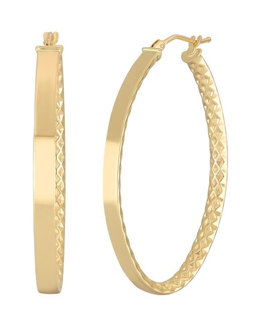 Bony Levy Liora 14K Gold Textured Hoop Earrings