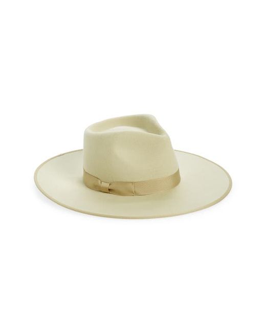 Lack Of Color Wool Felt Rancher Hat Small