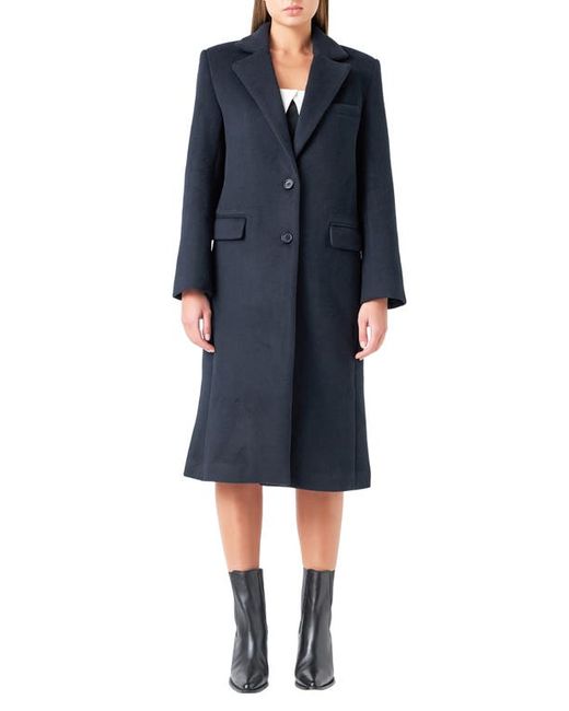 Grey Lab Wool Blend Trench Coat X-Small