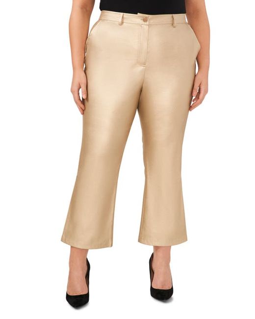 HalogenR halogenr Crop Faux Leather Trousers 14W