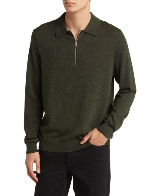 Nn07 Quarter Zip Wool Polo Sweater