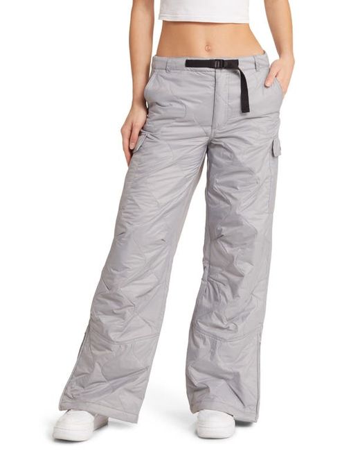 Coney Island Picnic Alpine Slopes Quilted Wide Leg Cargo Pants