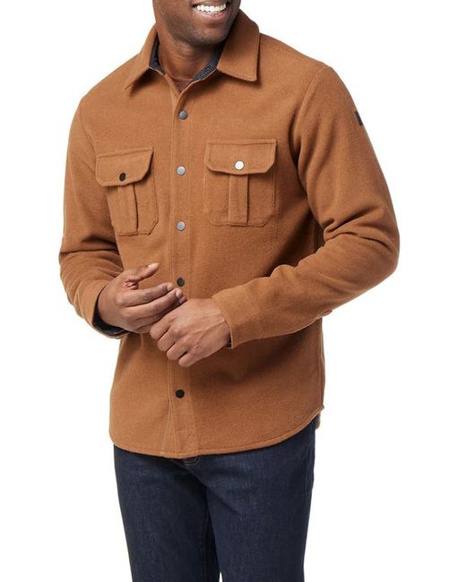 SmartWool Anchor Line Regular Fit Wool Blend Fleece Shirt Small