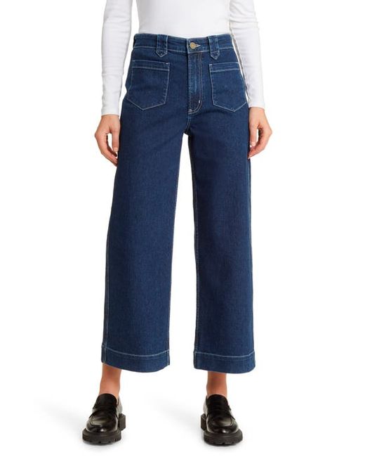 Frame Wide Leg Relaxed Utility Jeans