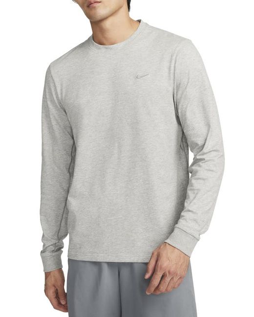 Nike Dri-FIT Primary Long Sleeve T-Shirt Dark Grey Heather/Heather