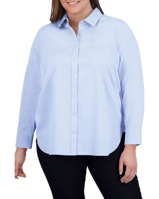 Foxcroft Meghan Cotton Button-Up Shirt
