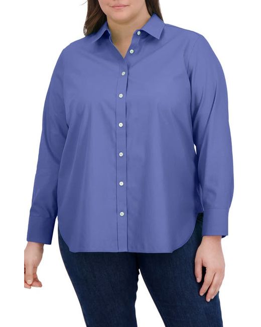 Foxcroft Meghan Cotton Button-Up Shirt