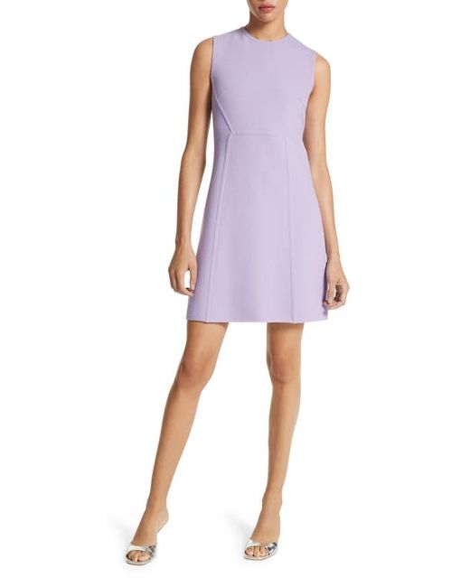 Michael Kors Collection Stretch Wool Blend Crepe Shift Dress