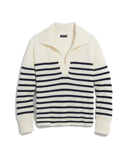 Vineyard Vines Stripe Cashmere Polo Sweater Xx-Small