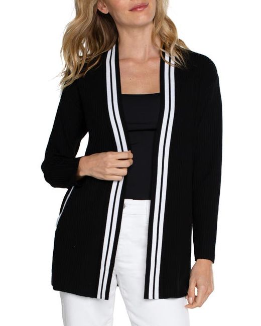 Liverpool Los Angeles Tipped Open Front Cardigan X-Small