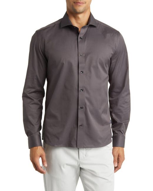 Stone Rose DRYTOUCH Performance Sateen Button-Up Shirt Small
