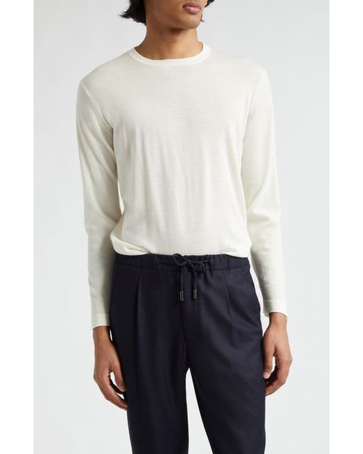 Thom Sweeney Relaxed Fit Merino Wool Sweater Small