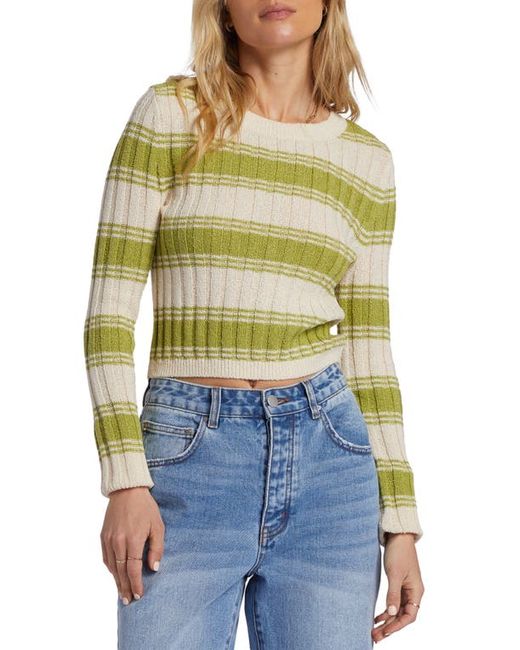 Billabong Clare Stripe Rib Sweater Small