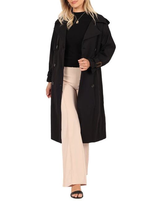 Petal & Pup Trina Double Breasted Trench Coat X-Small
