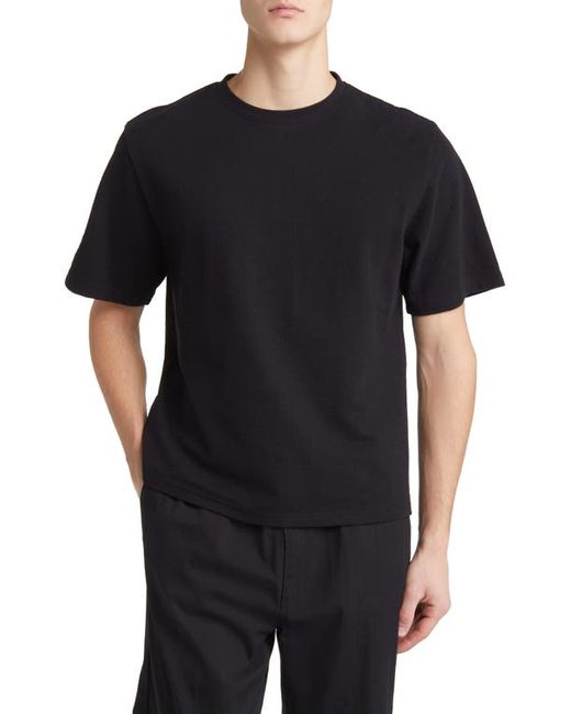 Wax London Dean Boxy Textured Organic Cotton T-Shirt X-Small