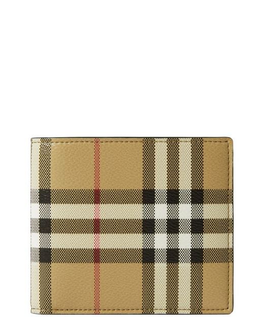 Burberry Vintage Check Coated Canvas Bifold Wallet