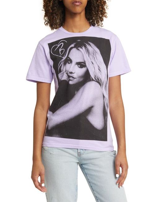 Philcos Britney Spears Heart Cotton Graphic T-Shirt X-Small