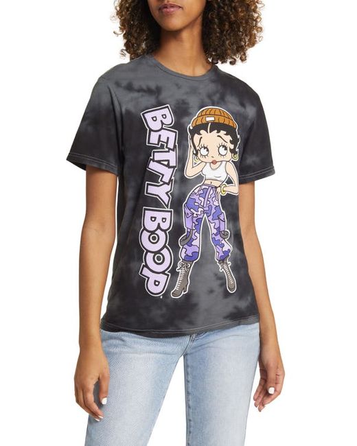 Philcos Betty Boop Tie Dye Cotton Graphic T-Shirt X-Small