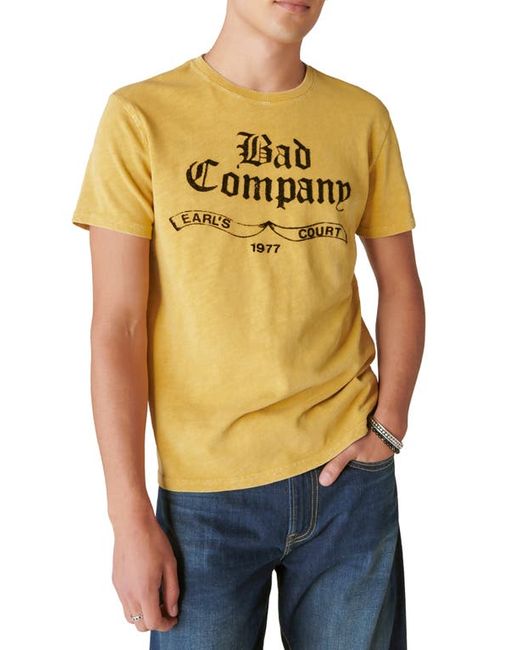 Lucky Brand Bad Company 1977 Cotton Graphic T-Shirt Small