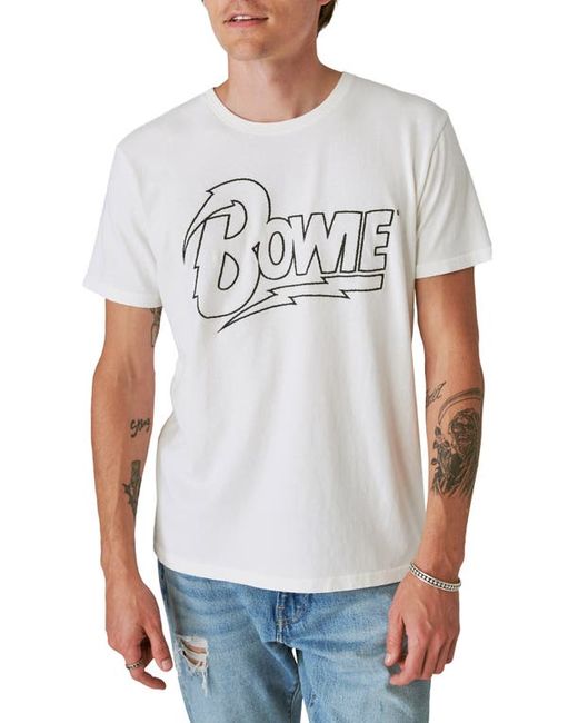 Lucky Brand Bowie Cotton Graphic T-Shirt Small
