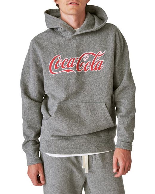 Lucky Brand Coca-Cola Logo Hoodie Small