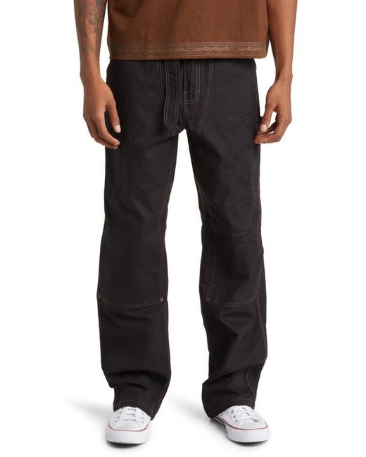 Honor The Gift Belted Straight Leg Cotton Canvas Carpenter Pants