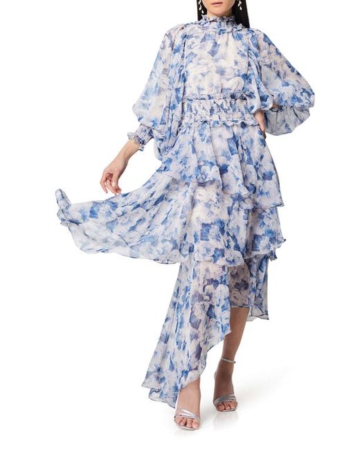 Elliatt Astrid Floral Long Sleeve Midi Dress