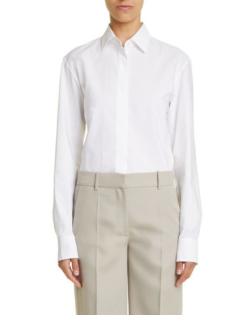 The Row Derica Cotton Button-Up Shirt