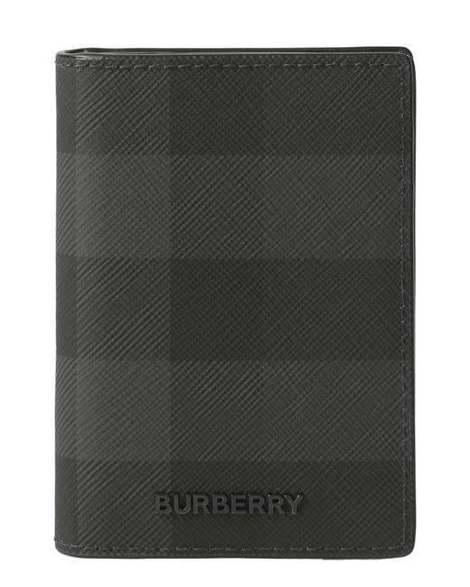 Burberry Bateman Check Coated Canvas Bifold Wallet