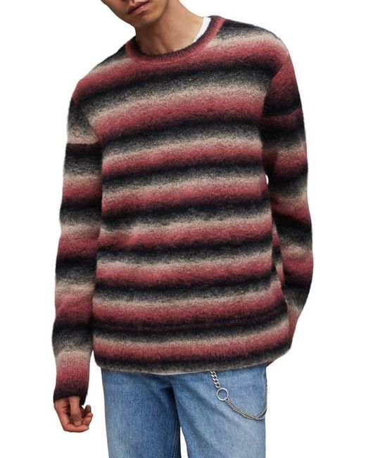 AllSaints Aurora Stripe Wool Mohair Blend Sweater Medium