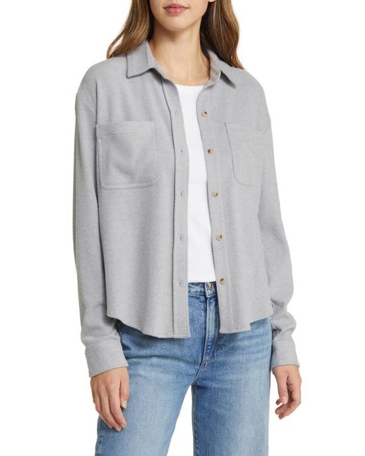 Beach Lunch Lounge Tobey Brushed Knit Shirt Jacket