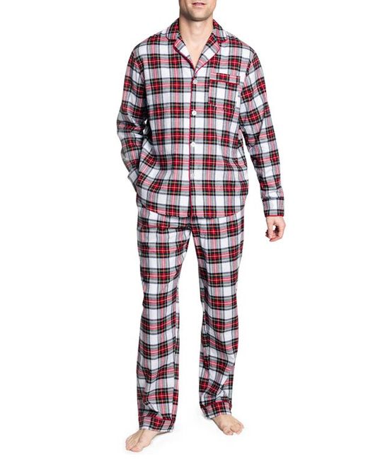 Petite Plume Balmoral Tartan Brushed Cotton Twill Pajamas X-Small