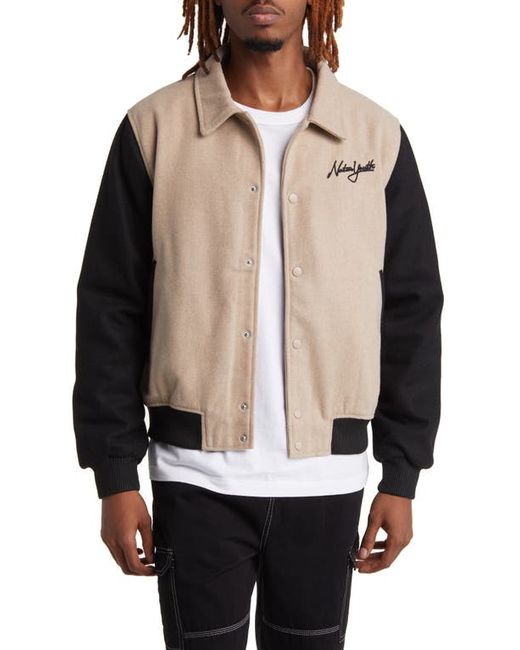 Native Youth Abrams Colorblock Coachs Jacket Small
