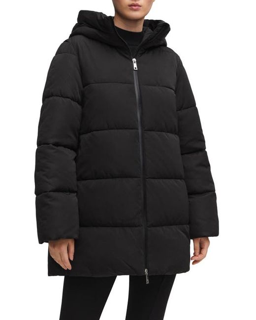 Mango Hooded Water Repellent Puffer Coat X-Small