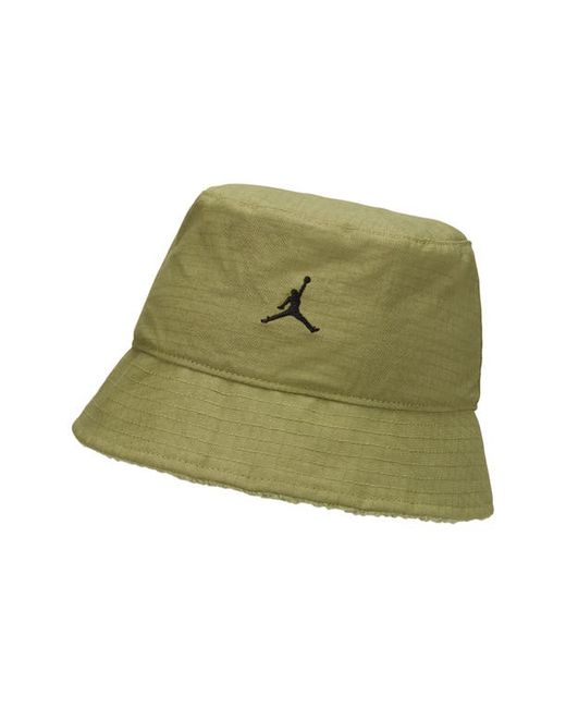 Jordan Apex Cotton Blend Bucket Hat Sky Light Olive/White/Black Small