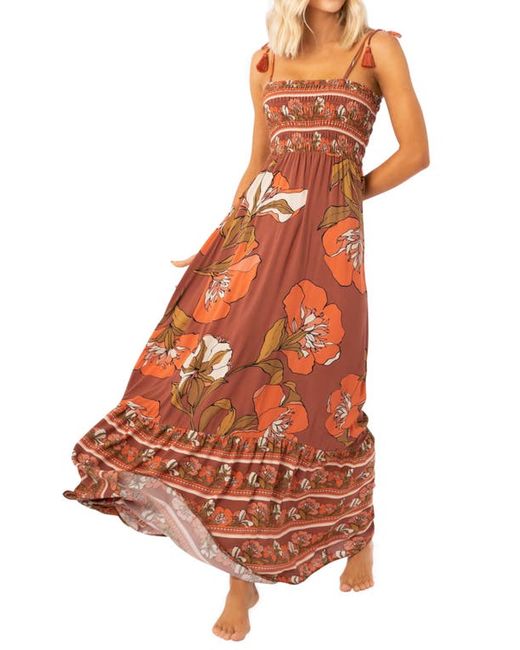 Maaji Manet Flowers Bewitched Cover-Up Maxi Dress Small