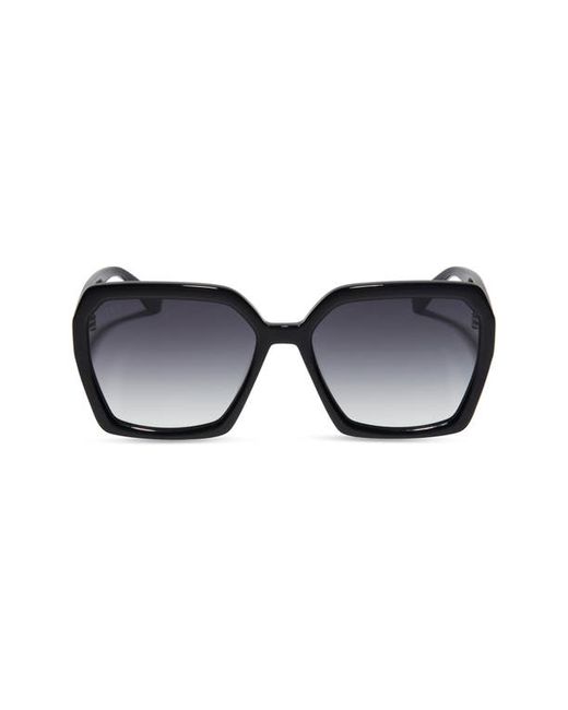 Diff Sloane 54mm Gradient Polarized Square Sunglasses