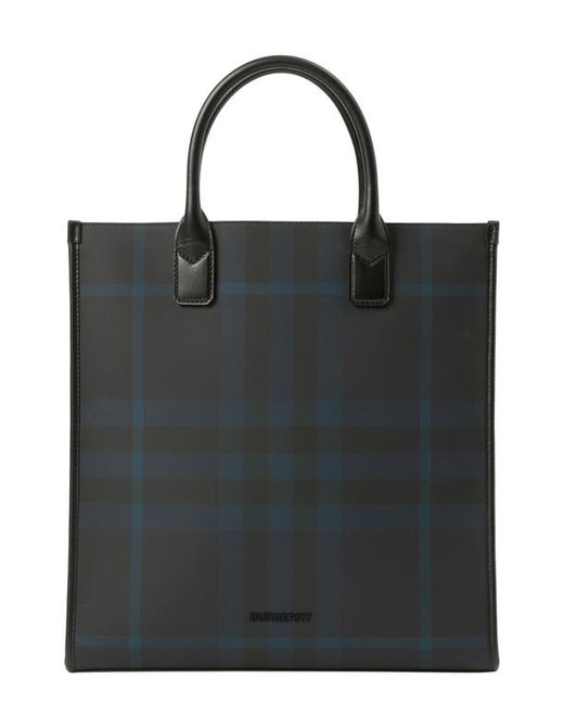 Burberry Denny Check Coated Canvas Tote
