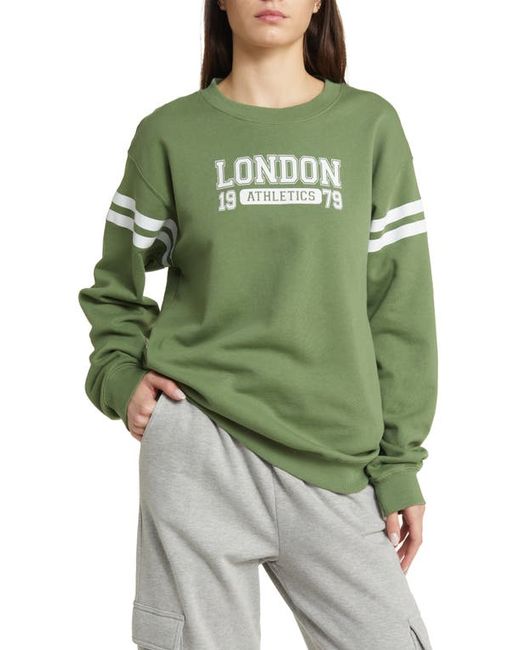 Golden Hour London Athletics Fleece Varsity Sweatshirt X-Small