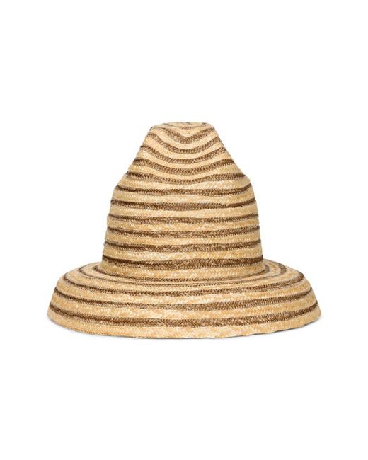 Cult Gaia Magda Stripe Straw Hat