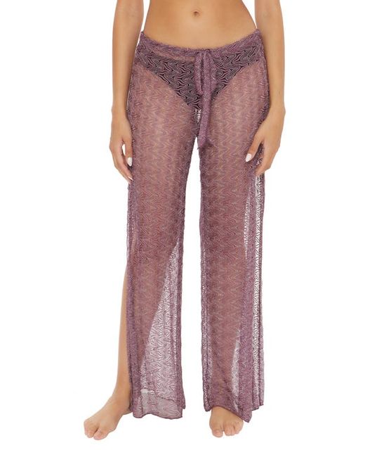 Becca Riviera Crochet Cover-Up Pants Medium