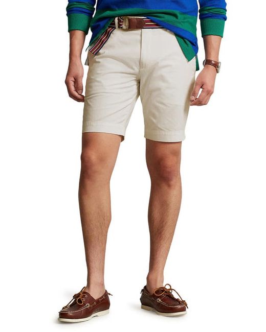 Polo Ralph Lauren Military Flat Front Stretch Cotton Chino Shorts